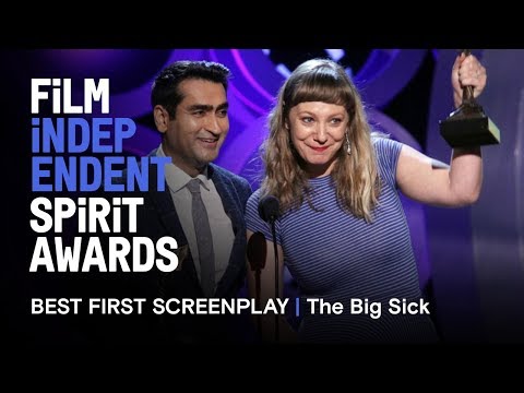 Thumbnail of the video: THE BIG SICK wins Best First Screenplay at the 2018 Film Independent Spirit Awards
