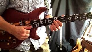 Bass tutorial - Slap solo riff - Hot Water - Mark King - Level 42