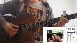 Les vieux - Jacques Brel - tuto guitare