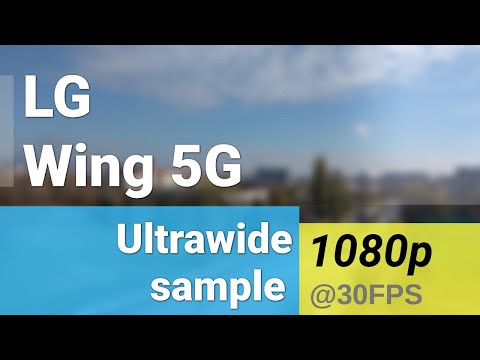 LG Wing 1080p@30fps Ultrawide camera video sample