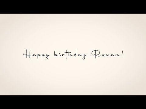 Plans [Collab] - Happy birthday Rowan!