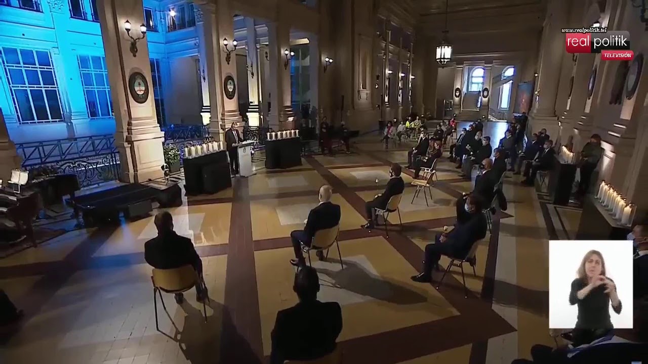 92 mil muertos por COVID-19 en Argentina: Alberto Fernández encabezó un acto en el CCK