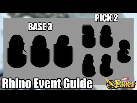 Rhino Unlock Guide - Marvel Strike Force