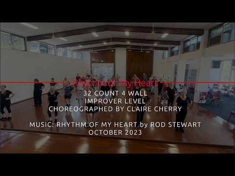 RHYTHM OF MY HEART | Improver Line Dance