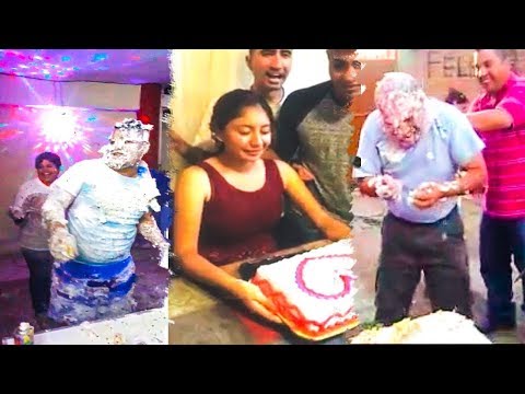 VIDEOS FAILS TORTAZOS DE CUMPLEAÑOS 2019 // GOD LEVEL BIRTHDAY TORTAZOS