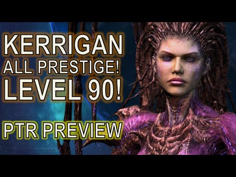 Level 90 Kerrigan Prestige Preview! ALL Prestige Talents! [Starcraft II Co-Op]