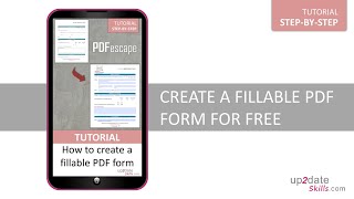 Create a fillable PDF form for free – preview of our step by step tutorial #Shorts