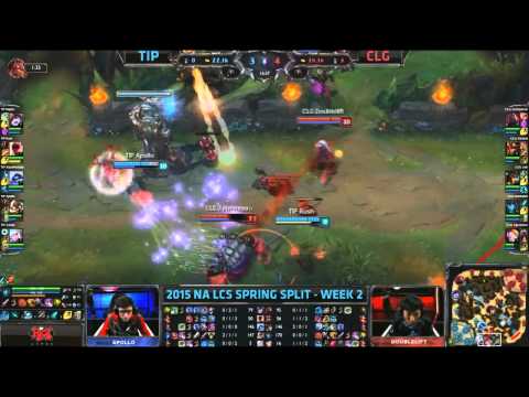 NA LCS 2015 Spring W2D1: Team Impulse vs Counter Logic Gaming Highlights