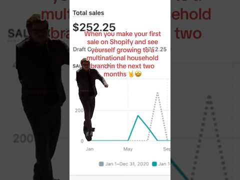 When you make your first sale on Shopify…🤩🤘🔥 #ecommerce #shopifybusiness #shopify #shopifytips