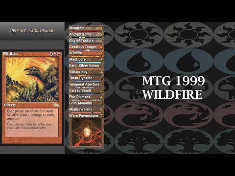 MTG 1999 Worlds Yokohama Wildfire vs Mono Red Land Destruction [ManaLink 3.0]