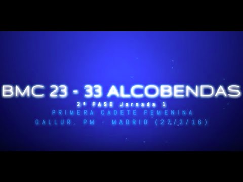 FASE 2 Jornada 1 1CF BMC 23 - 33 BM ALCOBENDAS (27/2/16)