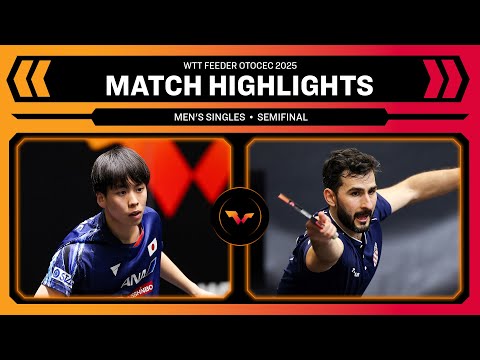 Kazuki Hamada vs Andrej Gacina | MS SF | WTT Feeder Otocec 2025 Presented by I Feel Slovenia