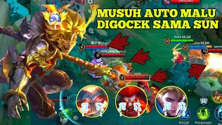 Download lagu MUSUH AUTO MALU DIGOCEK OLEH TOP GLOBAL SUN (MOBILE LEGENDS)  mp3