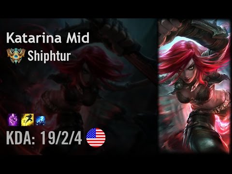 Katarina Mid vs Azir - Shiphtur - NA Challenger Patch 6.7