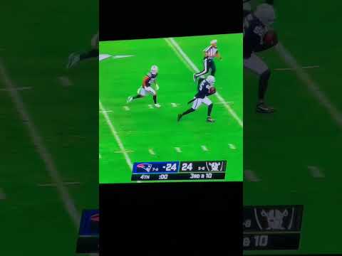 Raider vs Patriots ending
