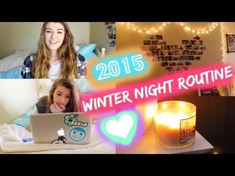 ☾Winter School Night Routine 2015☾