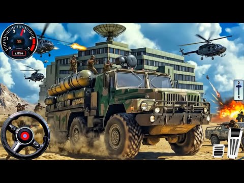 New Army Truck Driving Cargo Games - US Offroad Army Truck Driving 3D 2026 -  Android Gameplay