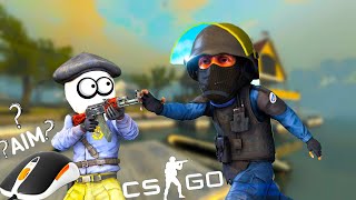 ДЕРЖИСЬ, У НЕГО АИМ? - НАПАРНИКИ CS:GO - (CS:GO Смешные моменты)
