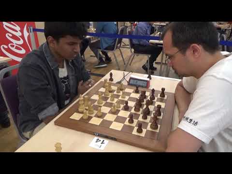 🇮🇳🇷🇺 Bishops ⚔️ Knights in English opening, Harsha - Popov, Tal memorial blitz
