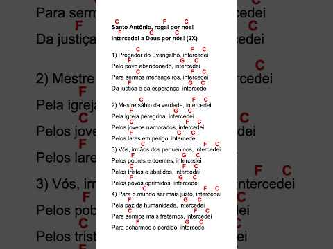 Ladainha De Santo Antonio - Músicas Católicas