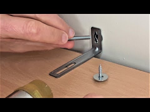 How to attach bookshelf to the wall