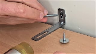 How to attach bookshelf to the wall