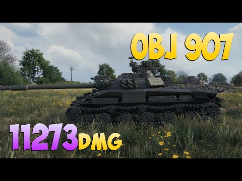 Obj 907 - 4 Frags 11.2K Damage - A sour candy! - World Of Tanks