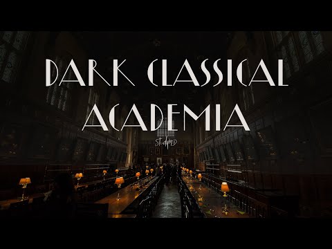 You're Studying at an Oxford Library at Night ???? | Dark Classical Academia