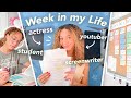WEEK IN MY LIFE As A TEEN ACTRESS Auditions High School Screenwriting Acting Tips Vlog