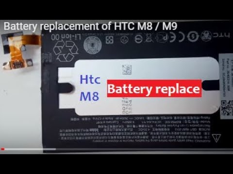 Battery replacement of HTC M8 / M9