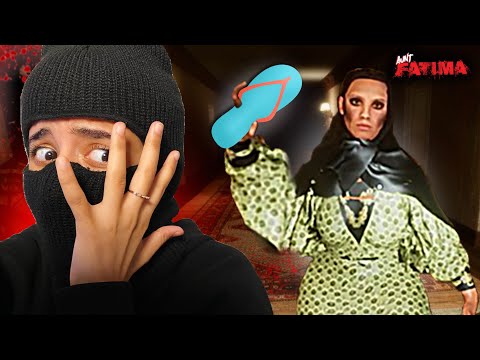 خالة فاطمه ما ترحم!🩴 (لعبة رعب سعودية)