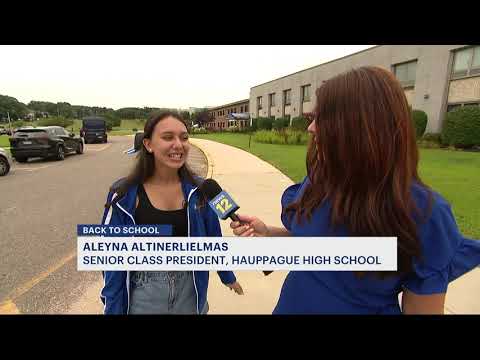 News 12's Elisa DiStefano goes back to Hauppauge High School