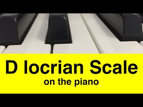 D Locrian Scale | Piano And Music Theory Tutorial✨
