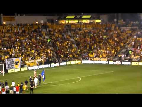 Star Spangled Banner (by Jim Gaven on 8.31.13) Columbus Crew vs. Seattle Sounders Game