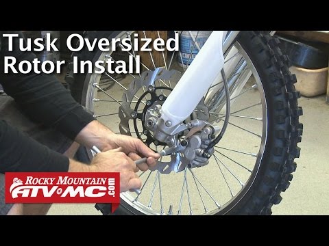 Tusk Oversized Floating Brake Rotor Installation