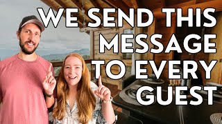 We send these 5 message templates to every Airbnb guest (and you can copy + paste)