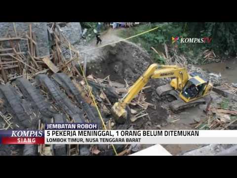 Jembatan Roboh, 5 Pekerja Meninggal