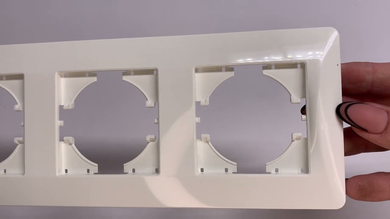 Рамка пятерная горизонтальная VIDEX BINERA белая (VF-BNFR5H-W)