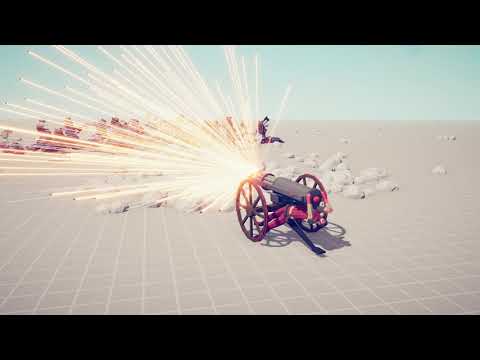 GOD GATLING GUN vs ARMIES - Totally Accurate Battle Simulator TABS