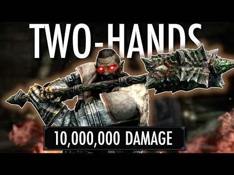 Skyrim but I become the Strongest 2 Handed Orc