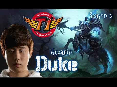 SKT T1 Duke HECARIM Top vs Galio - Patch 5.24 KR | League of Legends