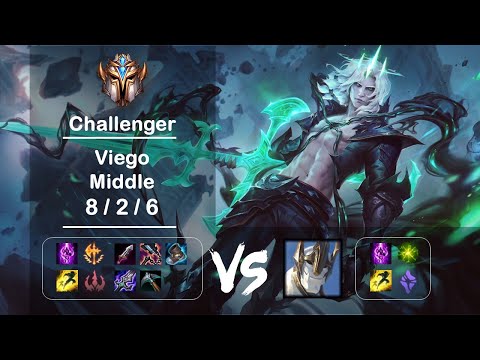 KR Challenger Replays Middle Viego vs Galio Ep.2155