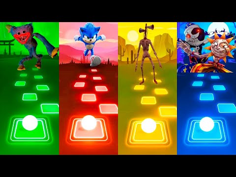 Chicken Song Vs Crazy Frog Vs Pikachu Vs Alien Dance | Tiles Hop