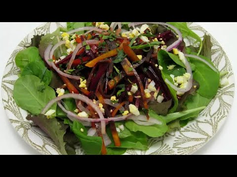 🥗 Julienne de Betteraves en Vinaigrette – Une Salade Croquante et Gourmande