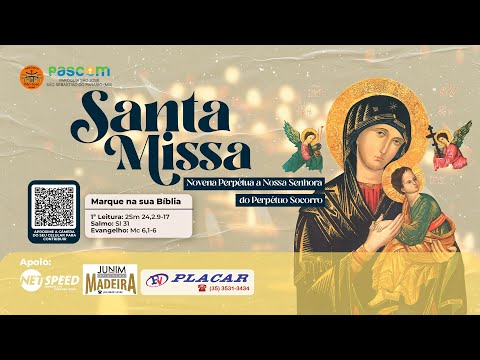 Santa Missa e Novena à Nossa Senhora do Perpétuo Socorro