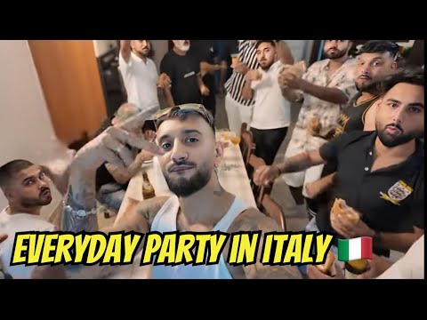 Everyday Party on Farmhouse  | Brescia Italy 🇮🇹 Ka  Best Pizza 🍕|   #51