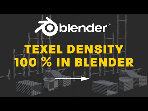 , title : 'Manually control texel density 100 % in Blender Tutorial'