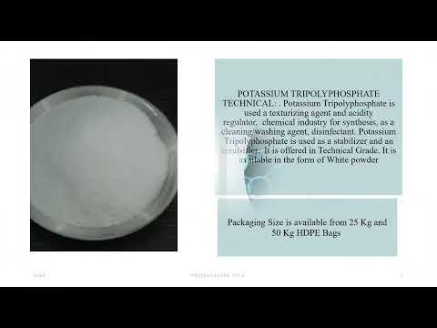 Potassium tripolyphosphate technical, 25 kg