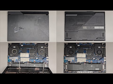 ASUS ROG Strix SCAR 15 G533Q G533QS-DS96 Demontage RAM SSD Festplatte Upgrade Akku Austausch