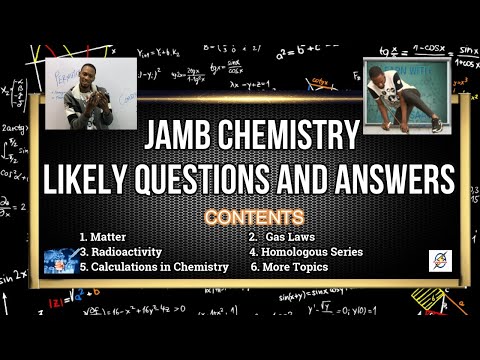 Jamb 2025 Chemistry Likely Questions With Solutions (Pt. 1)